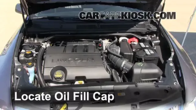 2011 Lincoln MKS 3.7L V6 Aceite Agregar aceite